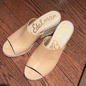 Sam Edelman Bonnie Nude Wedges Size 10